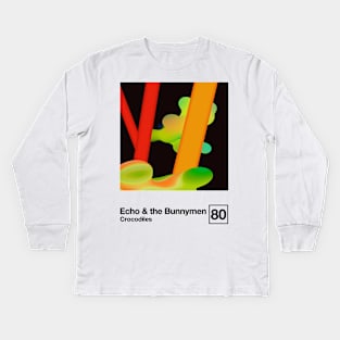 Crocodiles / Minimalist Style Graphic Artwork Poster Design Kids Long Sleeve T-Shirt